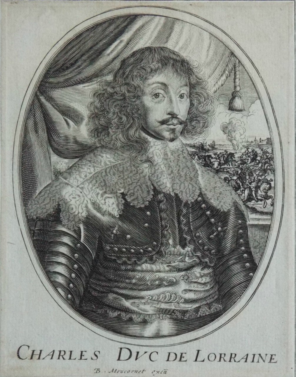 Print - Charles Duc de Loraine - Moncornet